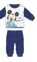 Disney Mickey Mouse pyjama - katoen -donkerblauw - maat 74  (12 maanden)