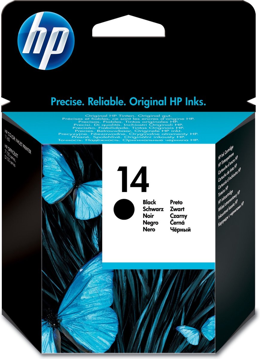 HP 14 - Inktcartridge / Zwart (C5011DE)
