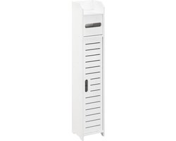 Toiletrol houder Leoben HKC badkamerkast 80x15x15 cm wit