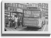 Walljar - Bus Stop Bijlmer Amsterdam - Muurdecoratie - Canvas schilderij