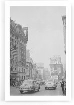 Walljar - New York '48 - Zwart wit poster