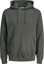 Jack and Jones Hoodie Groen Met Kangoeroezak Casual Fit - S