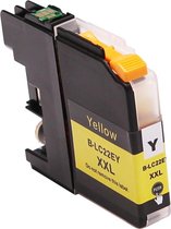 Huismerk inkt cartridge voor Brother LC22E Y Geel voor MFC-J5920DW van ABC