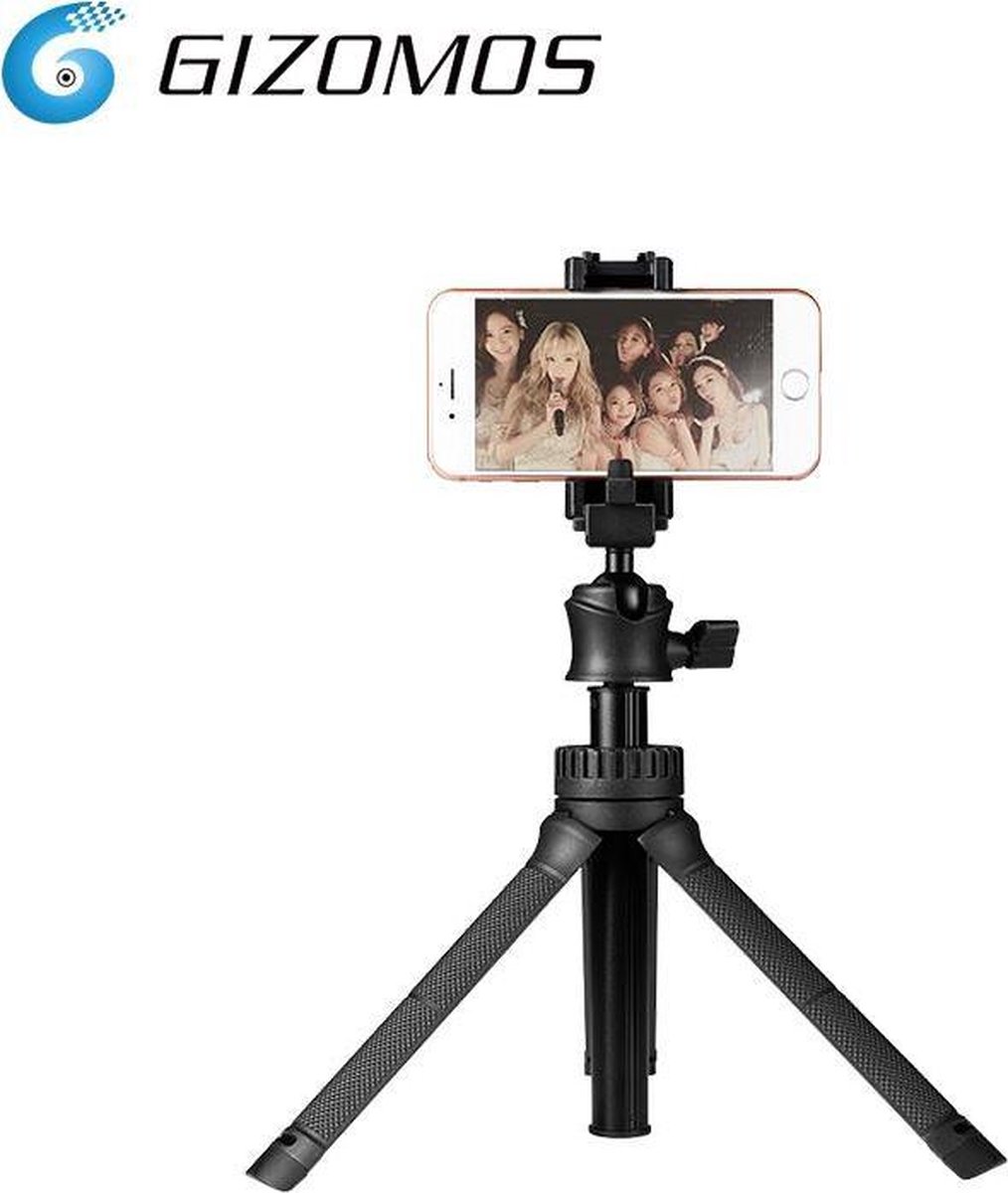 Gizomos GP-12ST mini statief met 2506M monopod verlenging