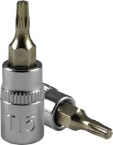JBM Tools | Schroevendraaier (bit)dops, torx, 8mm verchroomde