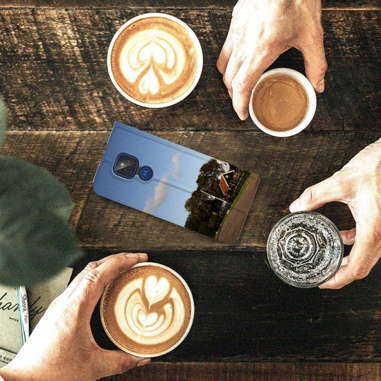 Bookcase Mobile Motorola Moto G9 Play Smart Cover Mill