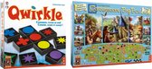 Spellenbundel - Bordspel - 2 Stuks - Qwirkle - Bordspel & Carcassonne Big Box 3