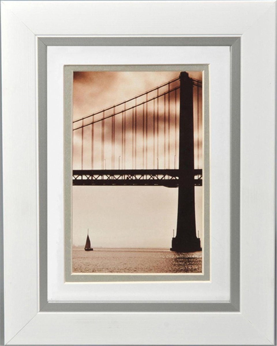 Henzo Fotolijst - Henzo - Frisco Bay - Fotomaat 13x18 cm - Wit