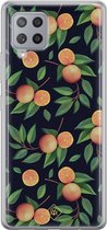Samsung A42 hoesje siliconen - Fruit / Sinaasappel | Samsung Galaxy A42 case | multi | TPU backcover transparant