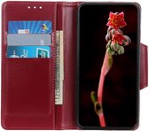 Samsung Galaxy S21 Hoesje Wallet Book Case Kunstleer Rood