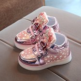 Fashion Kinderschoenen Klittenband / Roze / Sneaker / Kids / Meisjes / Lampjes / Glitters