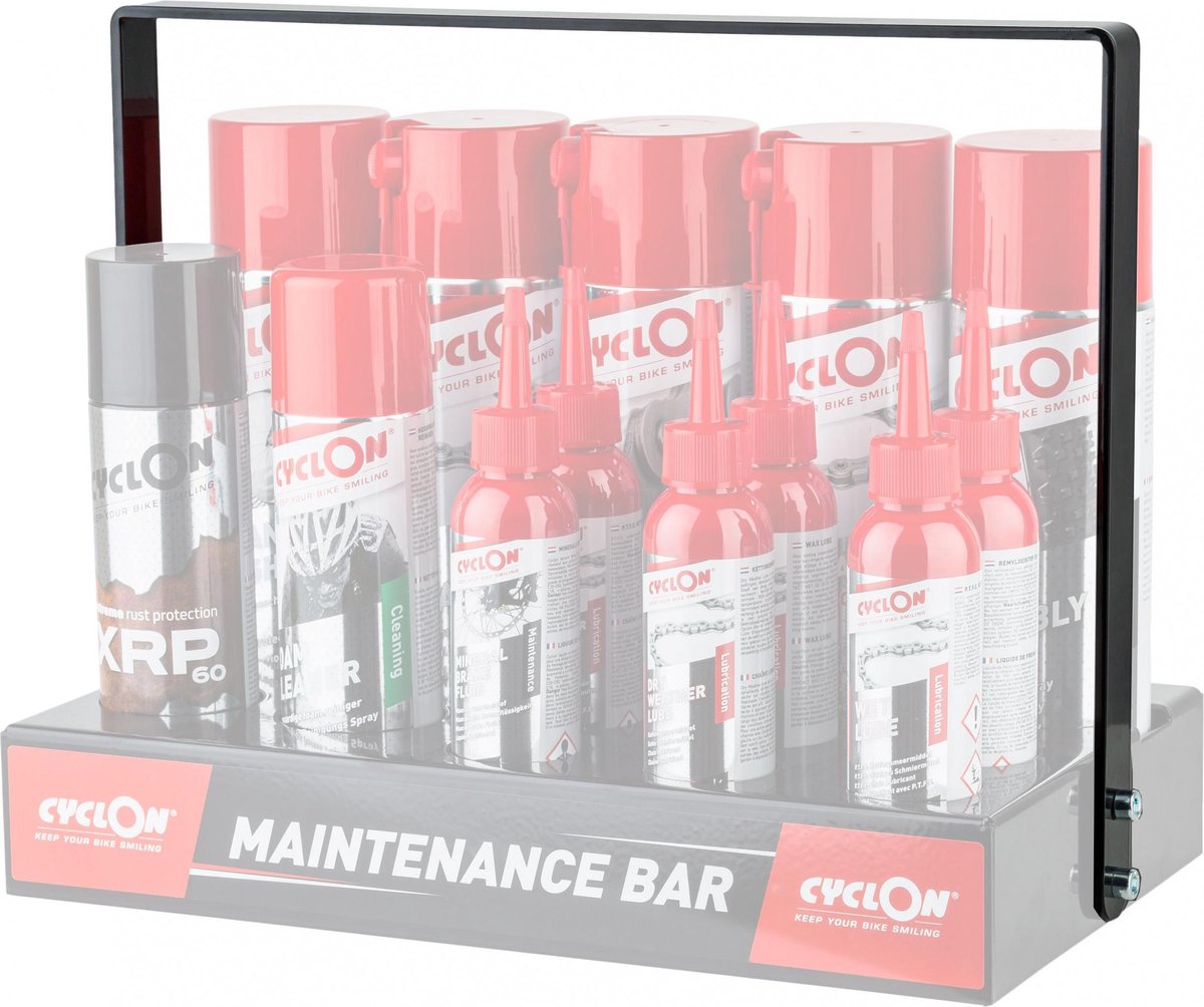 Cyclon Handvat Maintenance Bar Staal Zwart