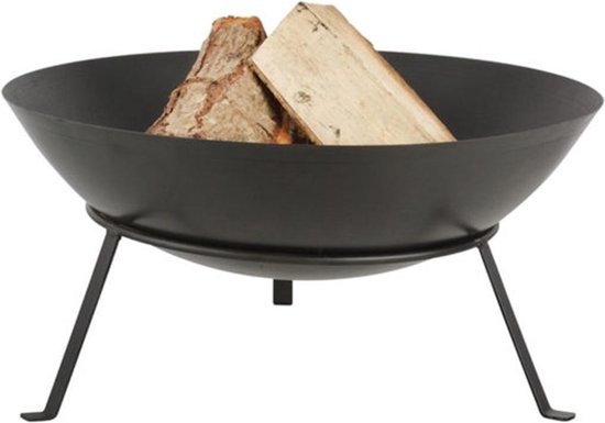 Ontdek de top 7 vuurschalen voor een gezellige avond in de tuin 31 Esschert Design - Vuurschaal Ø 50 cm - Vuurschaal - Metaal - Zwart