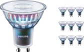 Voordeelpak 10x Philips MASTER LEDspot ExpertColor GU10 PAR16 5.5W 375lm 36D - 930 Warm Wit | Beste Kleurweergave - Dimbaar - Vervangt 50W.
