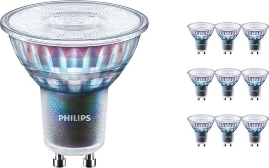 leave Turnip Specificity Voordeelpak 10x Philips MASTER LEDspot ExpertColor GU10 PAR16 5.5W 375lm  36D - 930... | bol.com
