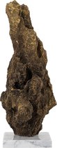 Decoratieve koraal op marmer voet wit/brons (r-000SP37274)