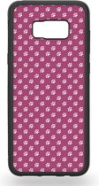 Roze hondenpoten telefoonhoesje - Samsung Galaxy S8+