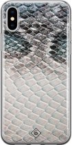 iPhone XS Max hoesje siliconen - Oh my snake | Apple iPhone Xs Max case | TPU backcover transparant