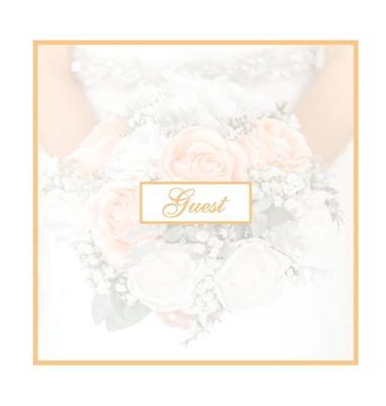 Guest Book for Weddings - cover