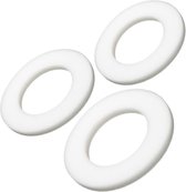 Filter schuimfilter ring afdichting - 3 stuks - afdichtring voor ventilatie ventiel afvoer StorkAir