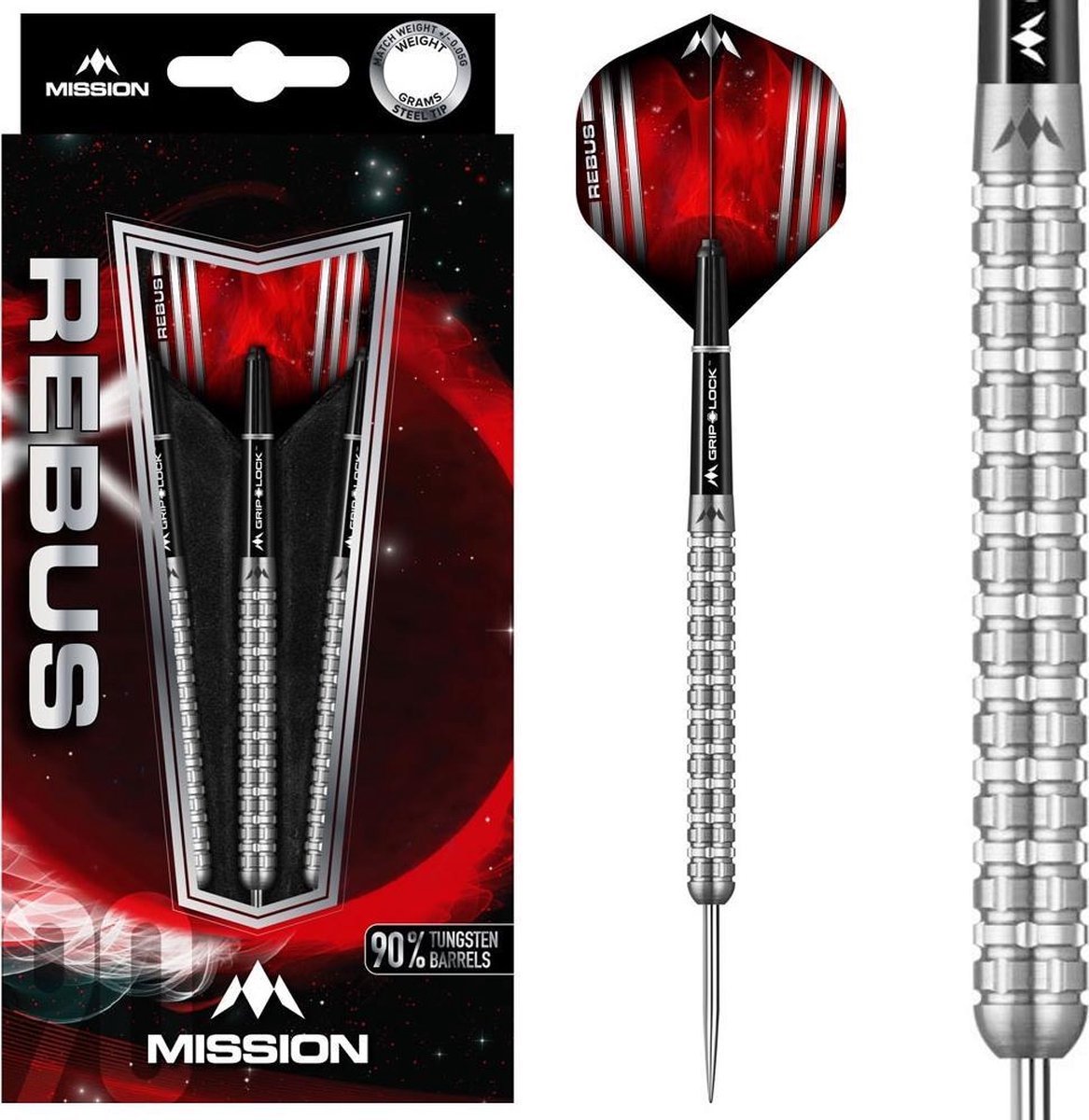 Mission Rebus M3 90% - Dartpijlen 23 Gram