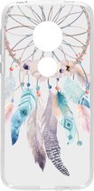 Design Backcover Motorola Moto G7 Play hoesje - Dromenvanger Feathers