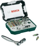 Bosch X-Line bitset- en ratelset 26-delig