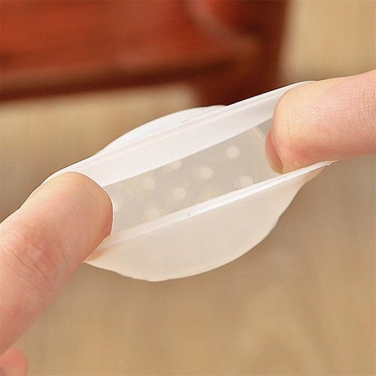 10 stuks stoelpootdoppen, beschermdoppen, stoelpoten met vilt, viltdoppen voor stoelen, slijtvast, conische siliconen stoelpootbeschermers, vloerbeschermers, transparant, XS 1,3 - 1,7 cm