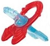 Nuby Bijtfiguur Chewbies Junior 12 Cm Siliconen Rood/blauw