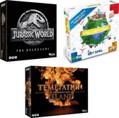 Spellenset - 3 stuks - Jurassic World the boardgame & Ik hou van Holland Bordspel & Temptation Island