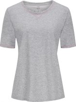 Mey T-Shirt Korte Mouw ZZZleepwear Dames 16895 437 stone grey melange XL