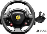 Thrustmaster T80 Ferrari 488 GTB Edition Racing Wheel voor PS5 / PS4 / PC - Officiële Ferrari Licentie - Op het stuur gemonteerde flippers voor sequentieel schakelen - Grote pedaalset met instelbare hoek - Realistische lineaire weerstand