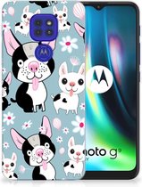 Backcase Siliconen Hoesje Motorola Moto G9 Play | E7 Plus Telefoonhoesje Hondjes