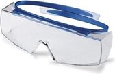 Uvex overzetbril super OTG 9169-065 blauw montuur heldere PC lens UV 2-1 2 optidur NCH