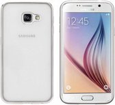 Hoesje CoolSkin Bumper Clear Samsung A7 2016 Telefoonhoesje - Zilver