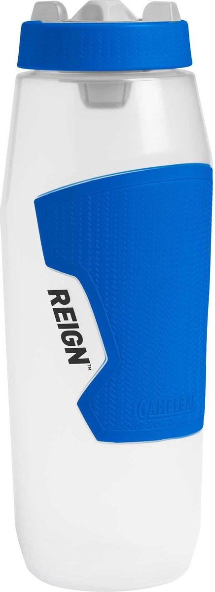 CamelBak Reign - 1 L - Waterfles - Dop (3 standen) - Lekvrij - Makkelijk in te Knijpen - Douche-modus - BPA-vrije Sportfles - Blauw — afbeelding 5