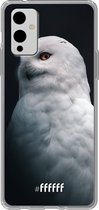 6F hoesje - geschikt voor OnePlus 9 -  Transparant TPU Case - Witte Uil #ffffff