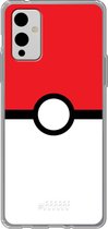 6F hoesje - geschikt voor OnePlus 9 -  Transparant TPU Case - Pokeball #ffffff