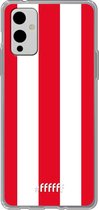 6F hoesje - geschikt voor OnePlus 9 -  Transparant TPU Case - Sparta Rotterdam #ffffff