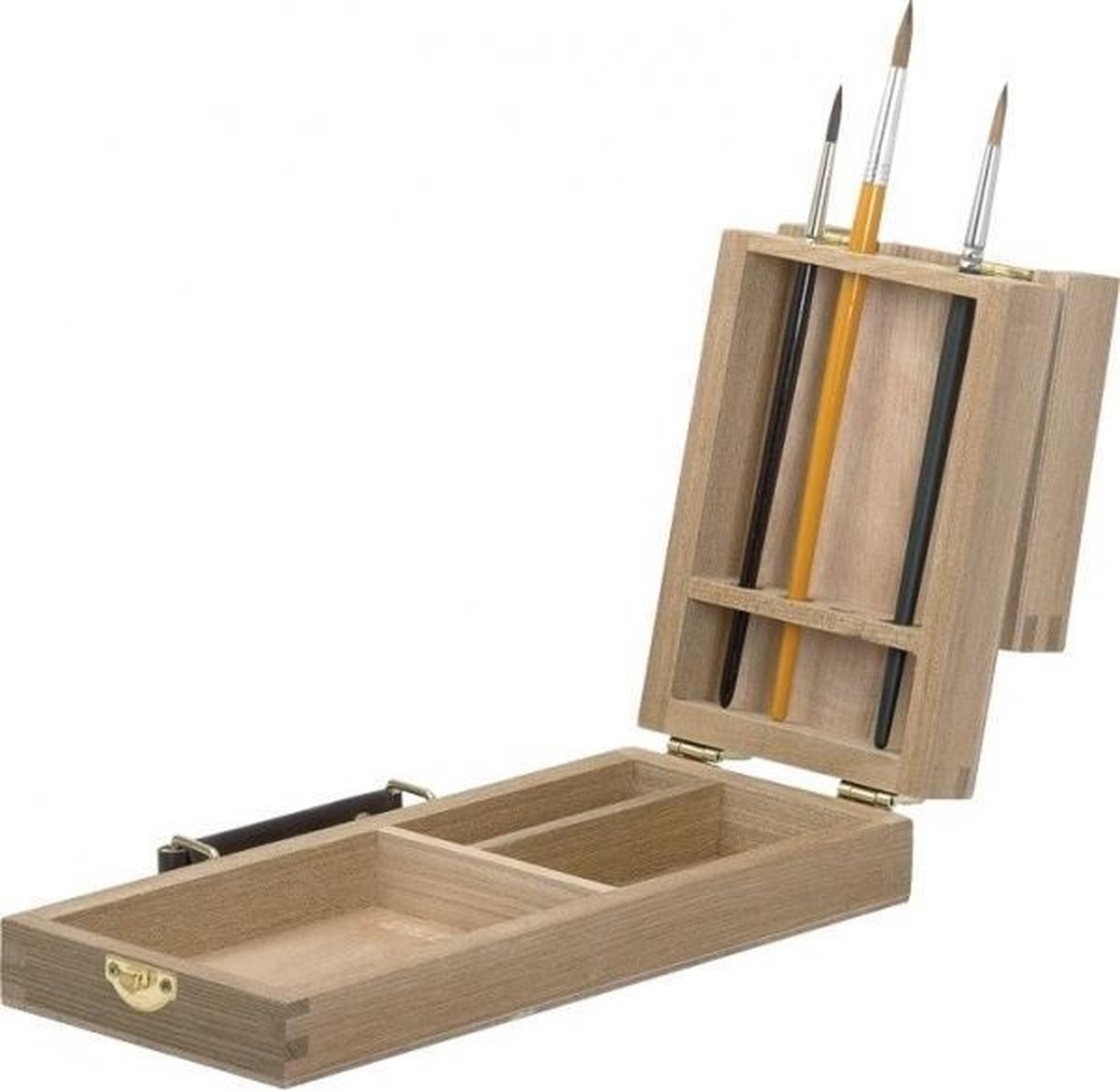 Houten Penselenkist 26 x 10 x 5 cm