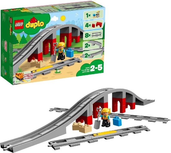 Lego 10872 Duplo Treinbrug en rail | bol.com
