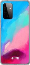 6F hoesje - geschikt voor Samsung Galaxy A72 -  Transparant TPU Case - Abstract Hues #ffffff