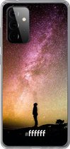 6F hoesje - geschikt voor Samsung Galaxy A72 -  Transparant TPU Case - Watching the Stars #ffffff