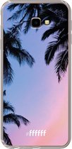 6F hoesje - geschikt voor Samsung Galaxy J4 Plus -  Transparant TPU Case - Sunset Palms #ffffff