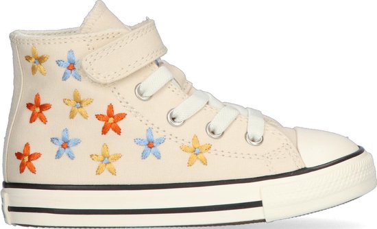 bol.com | Converse Meisjes Hoge sneakers Chuck Taylor All Star 1v - Beige - Maat  24