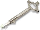 Bouwsleutel, Bakslot sleutel, Universele sleutel 195 mm