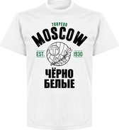 T-shirt Torpedo Moscow Established - Wit - XXXL
