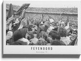 Walljar - Feyenoord kampioen '71 - Muurdecoratie - Plexiglas schilderij