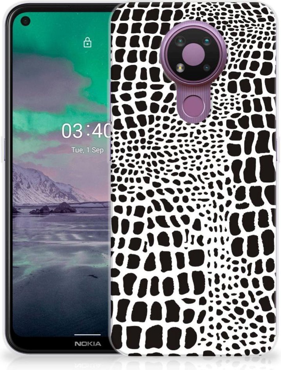 Nokia 3.4 TPU Hoesje Slangenprint