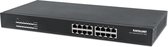 Intellinet 560993 netwerk-switch Unmanaged L2 Gigabit Ethernet (10/100/1000) Power over Ethernet (PoE) 1U Zwart